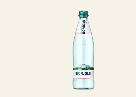 Borjomi, 0.5 l, glass