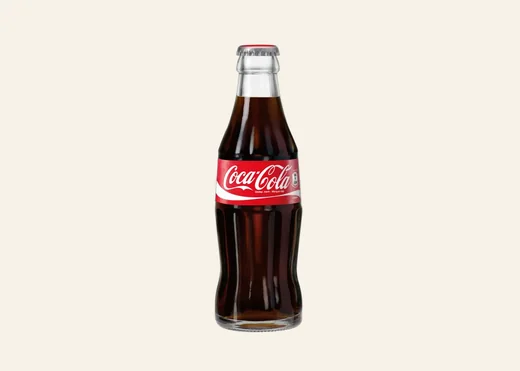 Coca-Cola Classic, 0.25 l, glass