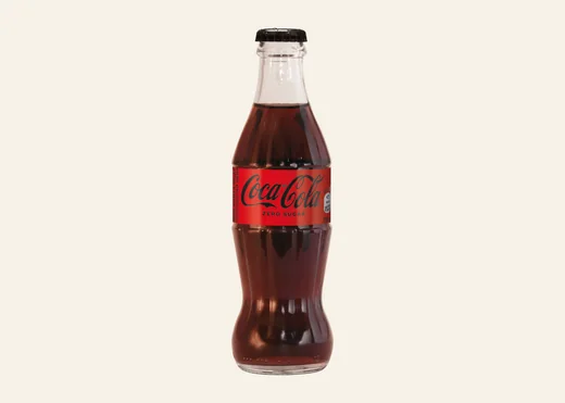 Coca-Cola Zero, 0.25 l, glass